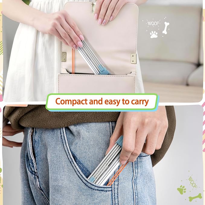 Dog Poop Catcher, Suitable for Both Large and Small Dogs | Dog Pooper Scooper, Foldable Dog Poop Cleaning Tool, No Need to Bend Over, Made of Aluminum Alloy