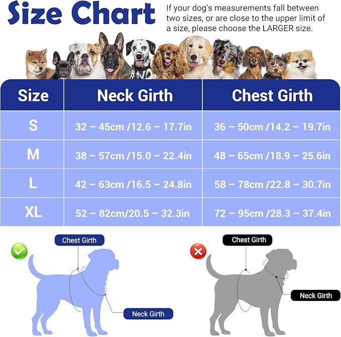 Dog Harness No Pull, Adjustable Pet Vest Harness, Super Soft Material with Vertical Handle Easy Control, Reflective Night Walking, 2 Leash Clips for Large Dogs, Camo Orange, L