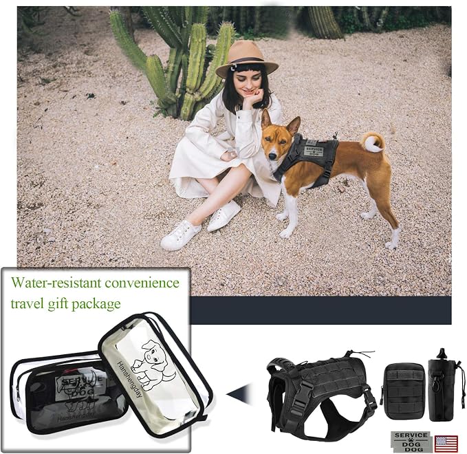 Tactical Dog Vest Training Outdoor Breathable Harness Military Pet Tactical Vest Detachable Pouches D Ring for Dog Leash