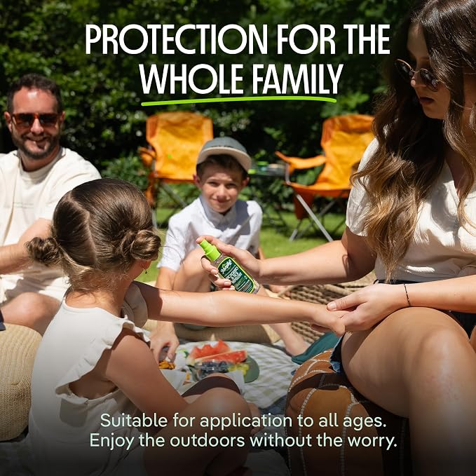 Murphy's Naturals Mosquito & Tick Bug Repellent Spray, 4 fl oz (Pack of 2) | 30% oil of lemon eucalyptus, EPA-registered & DEET-free*; 4 fl oz pump 2-pack protects skin & gear up to 6 hours