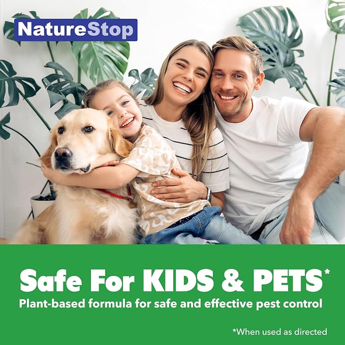 Indoor Bug Repellent Spray (16oz) | Protects Indoor Spaces, Pet & Family Friendly, Plant-Based Active Ingredients, For Kitchens & Living Areas, Indoor Use