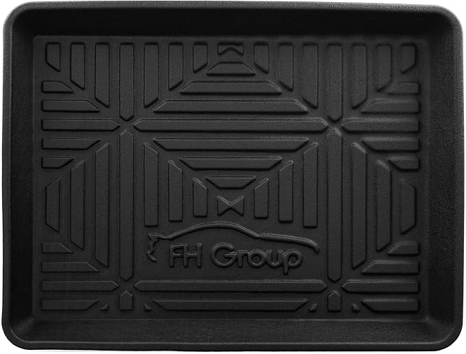 FH Group Climaproof for All Weather Protection Black Multi-Purpose Pet Feeding Bowl Tray, Dog Bowl Tray, Boot Tray, Shoe Tray, Great for Entryway or Garage 20