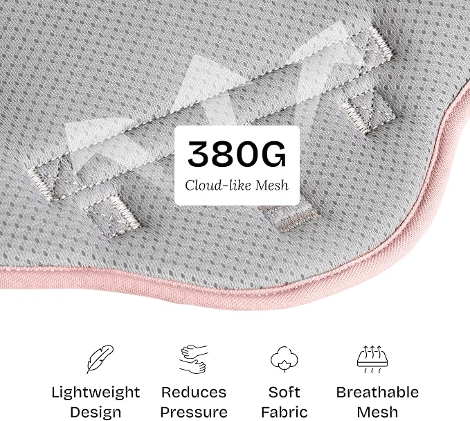 Fei & Eve Classic Dog Harness, MagEase Magnetic Buckle | 3-Point No-Pull Control, Dual Handle Support, 900D Nylon, Tactical Patch Panel, Heavy Duty, X-Large, Pink
