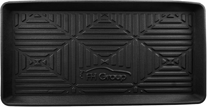 FH Group Climaproof for All Weather Protection Black Multi-Purpose Pet Feeding Bowl Tray, Dog Bowl Tray, Boot Tray, Shoe Tray, Great for Entryway or Garage 30