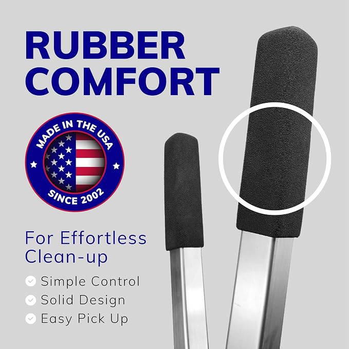 ActiveDogs Dog Pooper Scooper, Heavy Duty Aluminum Teeth Dog Scoop | With Aluminum Teeth For Easy Cleanup On Grass, Gravel And Uneven Ground