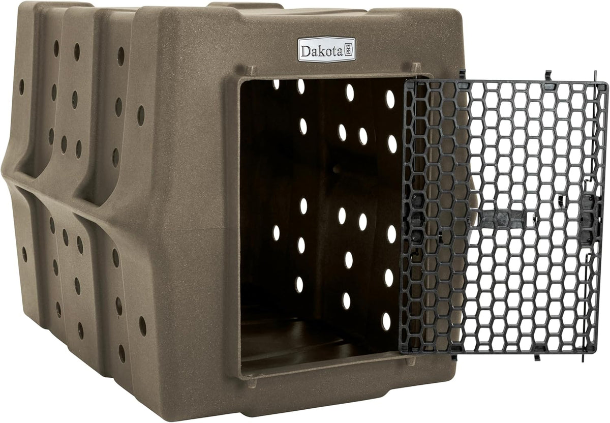 Dakota 283 Crate - Canine Rough and Tough Economy Kennel (Coyote Granite, Large)