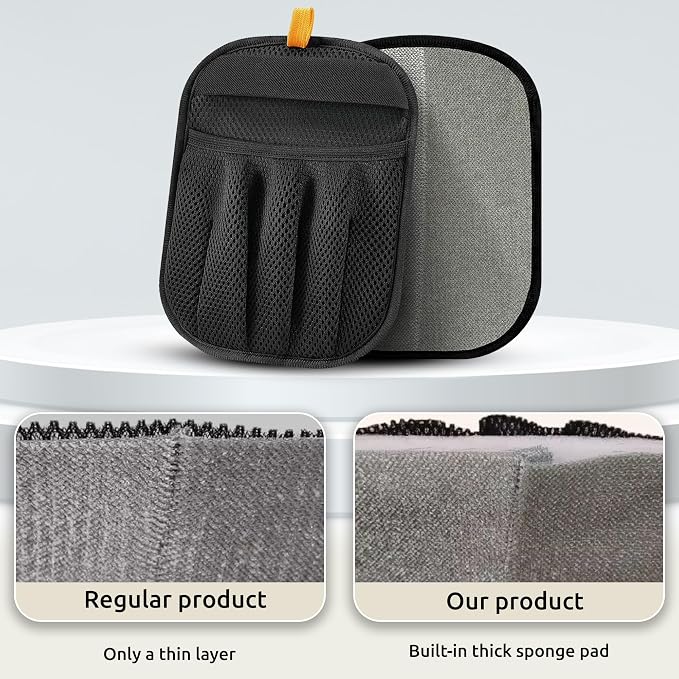 Pet Hair Removal Glove for Dogs & Cats – Reusable Electrostatic Hair Remover Mitt, Five-Finger Grooming & Cleaning Tool for Furniture, Clothes, Carpet, Couch & Car Interior