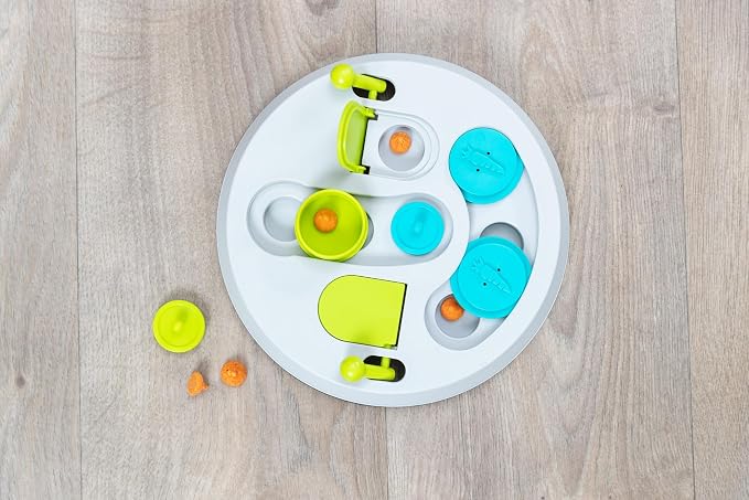 TRIXIE Hide N Slide Rabbit Activity - Small Animal Interactive Toy for Mental Stimulation, Enrichment, Hide and Seek, Brain Teaser, Enhances Cognitive Development