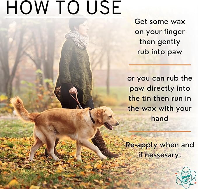 Paw Wax 3 Sticks - Paw Soother for Dogs - Paw Pad Moisturizer - Dog Paw Cream - Cat Paw Balm or Snout Soother for Dogs