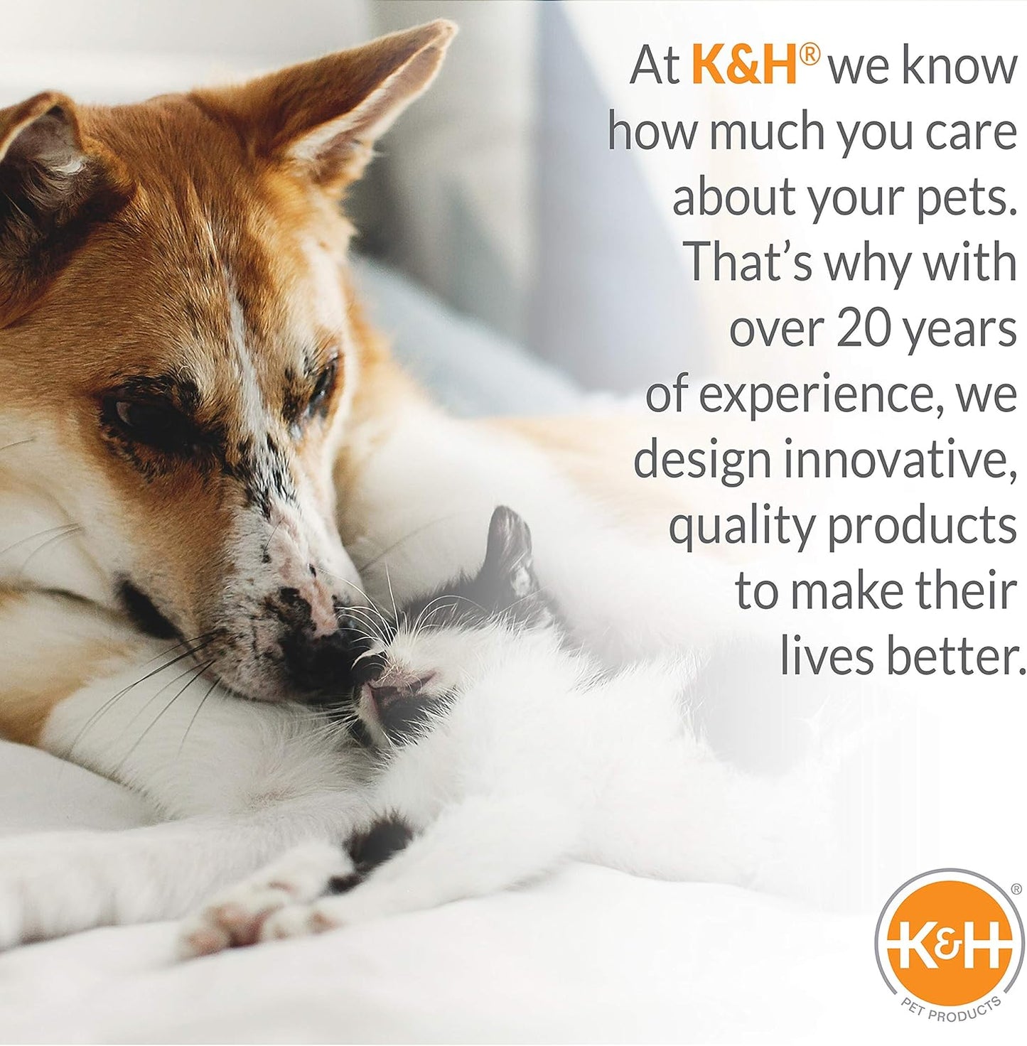 K&H Pet Products Unheated Kitty Mod Dream Pod Cat Bed for Large Cats or Small Dogs, Indoor Covered Privacy Cave, Collapsible, Easy Clean Washable Cushion - Unheated Round 22in Gray/Black