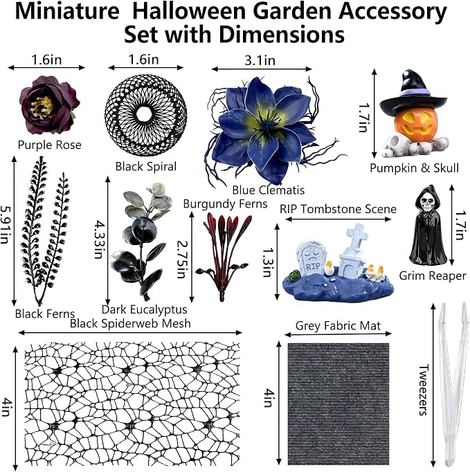 15 Pcs Acrylic Spider Enclosure Kit with Magnetic Door | Gothic Coffin Design, 3mm Clear Acrylic, Magnetic Feeding Port, DIY Decor Set, Spider Habitat, Tool-Free Assembly