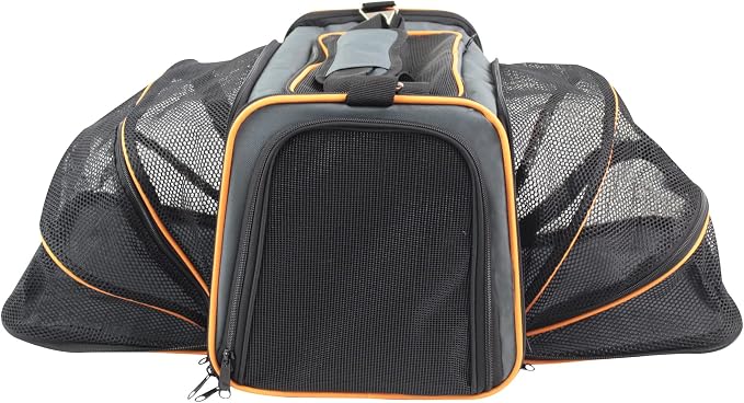 EliteField Expandable Soft Pet Carrier (3 Year Warranty, Airline Approved), Multiple Sizes and Colors Available (20" L x 12" W x 11" H, Gray)