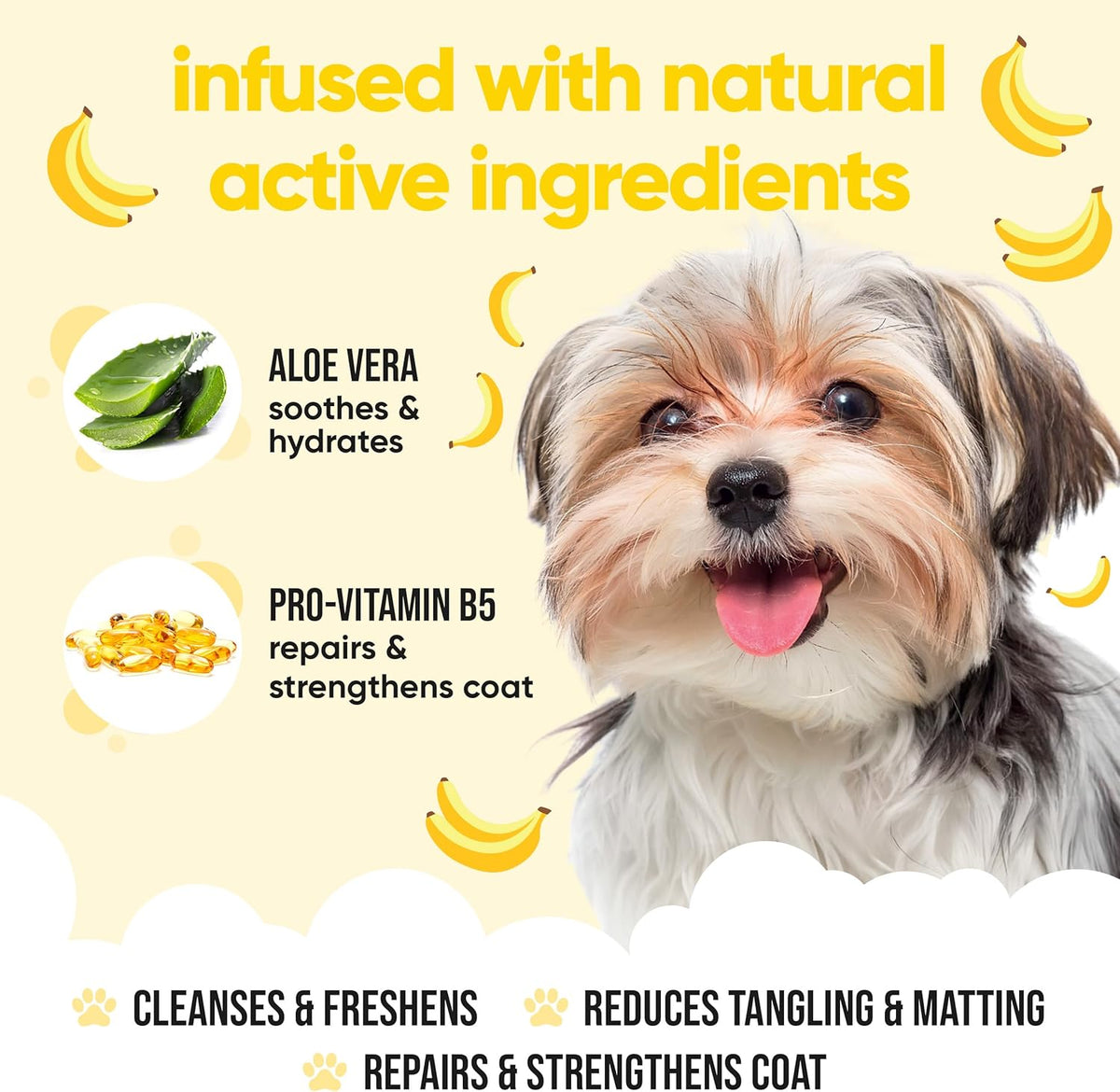 Banana Dog Shampoo & Conditioner by Buddycare (169.07oz)