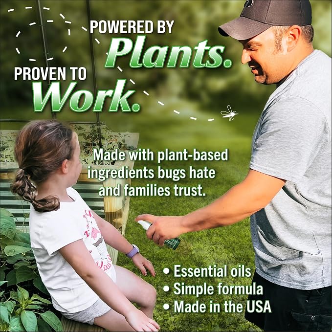 Bug Soother Natural Insect Repellent Spray, DEET-Free 16 oz. Refill | Plant Based | Repels Mosquitos, Gnats & No See'ums | Family Safe | Made in the USA