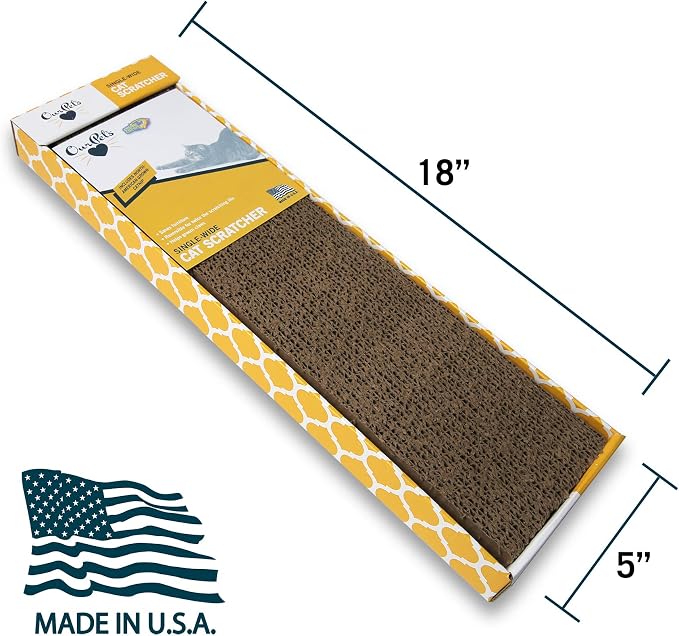 OurPet's Straight and Narrow Single Wide Reversible Cat Scratcher