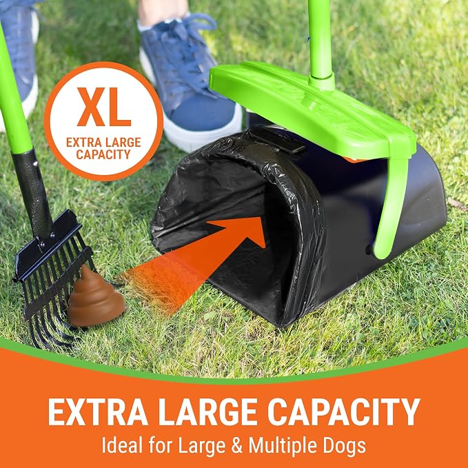 Pupzle Pooper Scooper Bags for Arm & Hammer, FUSBUNTY, MXF, and TIMINGILA | 40 Pooper Scooper Bags Refill for Swivel Bin, Black