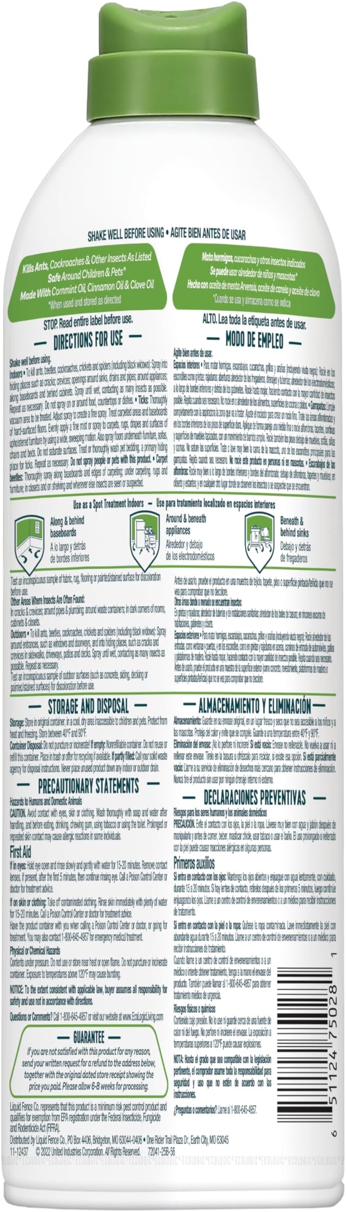 Ecologic Eco-Logic Ant & Roach Killer, Pack of 12