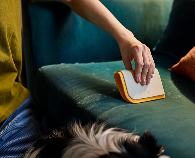 Joseph Joseph CleanTech 3-in-1 Pet Hair Remover for Upholstery, Fabric, Furniture & Couches