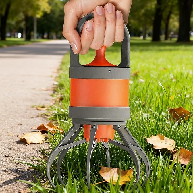Pooper Scooper for Large Dogs Heavy Duty Portable Pet Supplies | Small Dog Yard Pooper Scooper Tool for Doggy Kitten Litter Gravel Cleaning Outdoor Garden Grass Lawn Travel Camping
