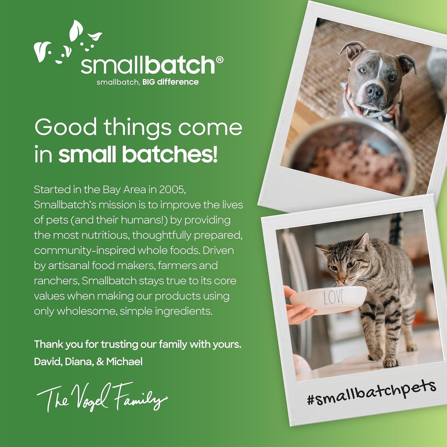 smallbatch Pets Freeze Dried Cat Treats, Raw Dry Cat Food Bites, Chicken Recipe, High Protein Food Topper or Training Treats for Cats, Humanely Sourced Meat, Made in The USA, Non GMO, 10 oz Bag
