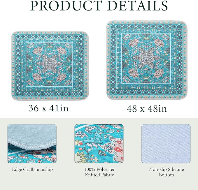 Homimp Washable Pee Pads for Dogs,Extra Large 2 Pcs Reusable Puppy Pads Waterproof,Absorbent and Leakproof Dog Pee Pads,Non Slip Puppy Training Pads,Pet Mat for Floor,Crate,Couch,Whelping,Blue 48"x48"