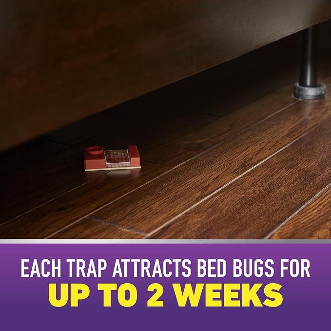Ortho Home Defense Max Bed Bug Trap - Detect Bed Bugs in Homes and While Traveling, Package Contains 2 Traps