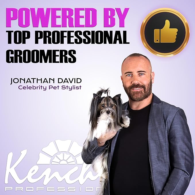Kenchii Flash Dog Clippers for Grooming 4-in-1 Digital Cordless Cat & Dog Grooming Clipper for Pet Care, Precision Pet Grooming Trim, Shape, and Style Effortlessly, White