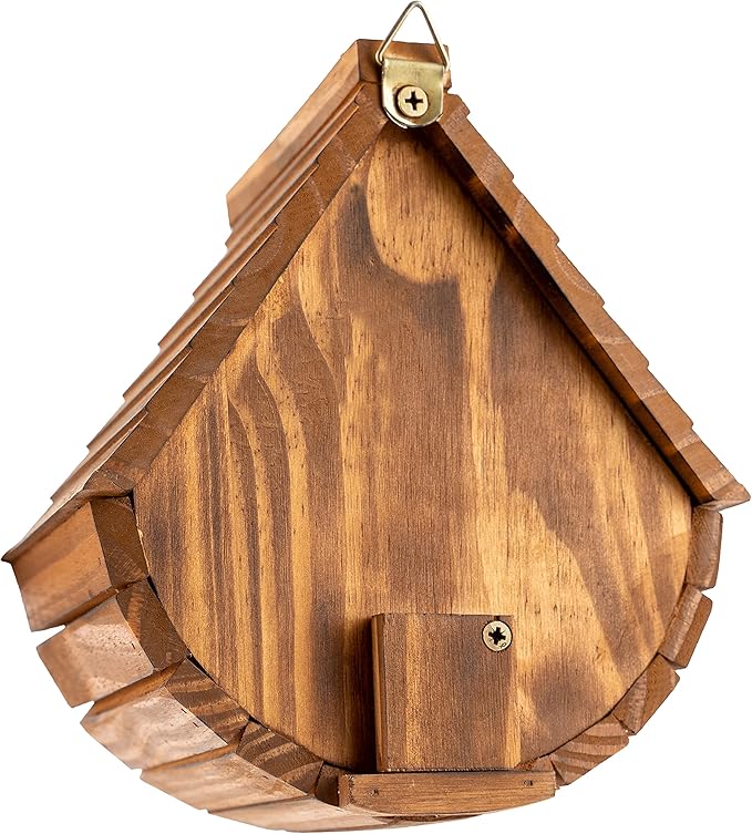 Set of 2 COLEBA Bird Houses for Outside,Outdoor Bird House Bird Families Bluebird Finch Cardinals Hanging Birdhouse for Garden