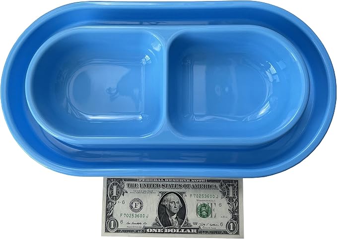 Ant Proof Cat Dish 32 Oz Pet Food Water Bowl for Dogs Cats Pink, M | Ant Proof Food Bowl, No Spill Dish, Outdoor Feeding, Deep Wide Water Moat, Ants Barrier Blocks Insects, Lightweight Plastic