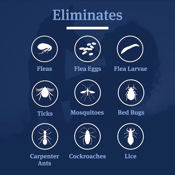 PetArmor Home Fogger, Kills Fleas, Ticks, Mosquitoes & Other Listed Insects, Helps Eliminate Pet Odor, Clean Fresh Scent, Protects for 7 Months, 3 2oz Canisters