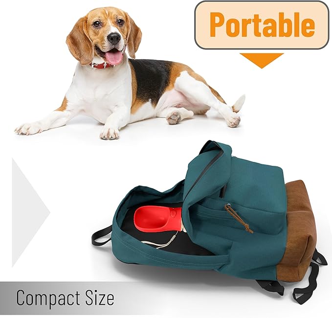 Mr. Pen- Portable Dog Water Bottle, 19 oz, Large | Leak Proof Puppy Water Dispenser with Drinking Feeder for Pets, Outdoor Walking, Hiking, Travel, Not Dishwasher Safe