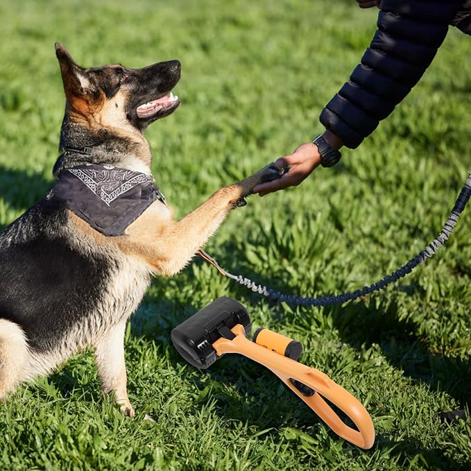 VILLCASE Heavy Duty Pooper Scooper for Dogs with Abs Material and Easy-to-use Design, Versatile Dog Poop Scoop for Outdoor Activities and Yards, Pet Waste Picker for Clean