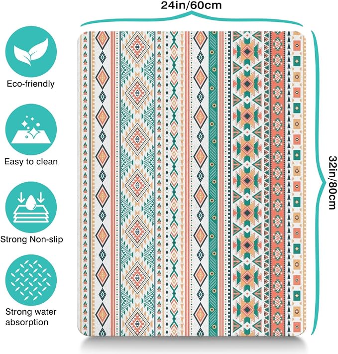 Pet Feeding Mat for Floors Waterproof Dog Mat for Food and Water Absorbent Quick Dry Non Slip mat for Cat Bowls