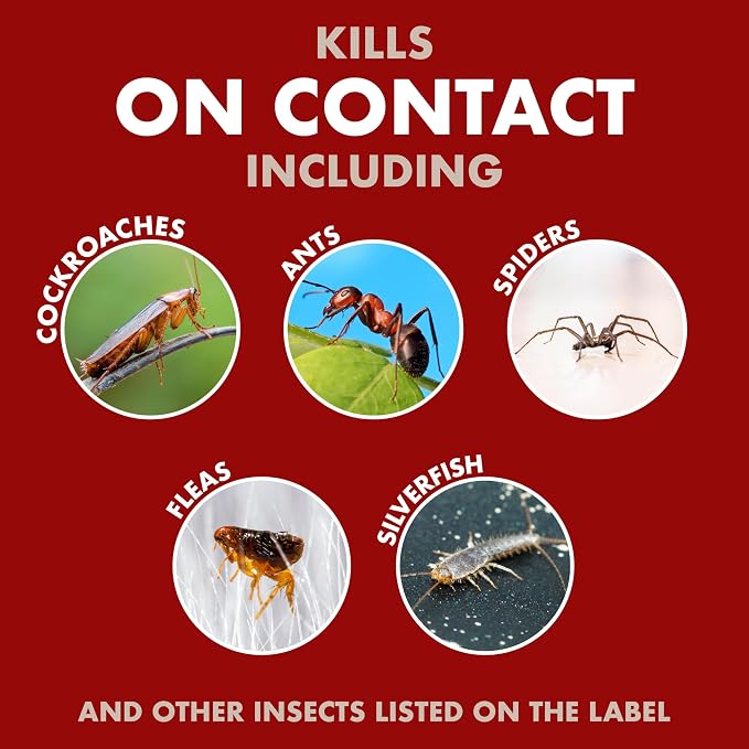 Spectracide Bug Stop Home Barrier 32 Ounces, Ready-To-Use Indoor Plus Outdoor Insect Control
