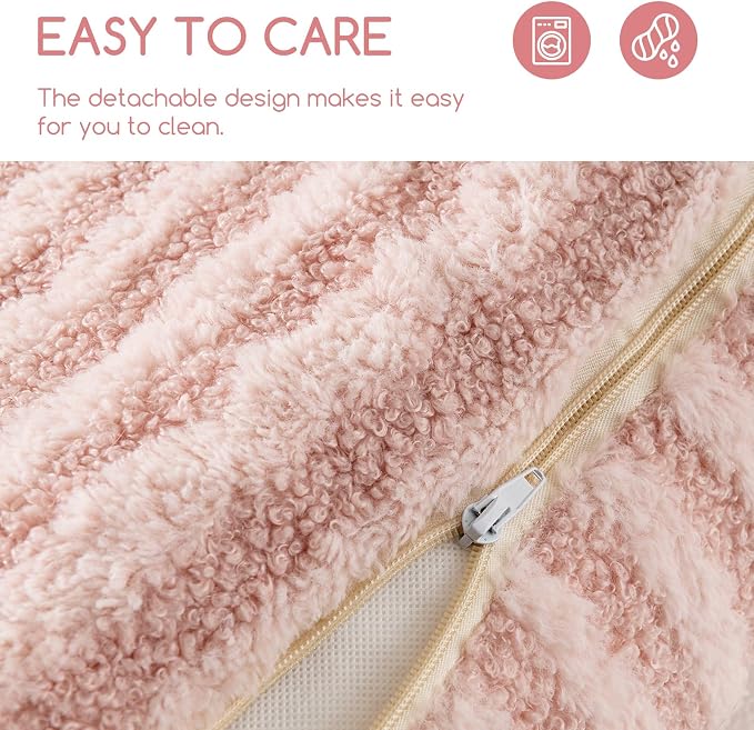 Hollypet Cat Bed Small Dog Orthopedic Couch Beds for Pets up to 13 lbs | Fluffy Multifunctional Double-Layer Warming Kitten Pet Couch Orthopedic Beds with Machine Washable Cover and Non-Slip Bottom