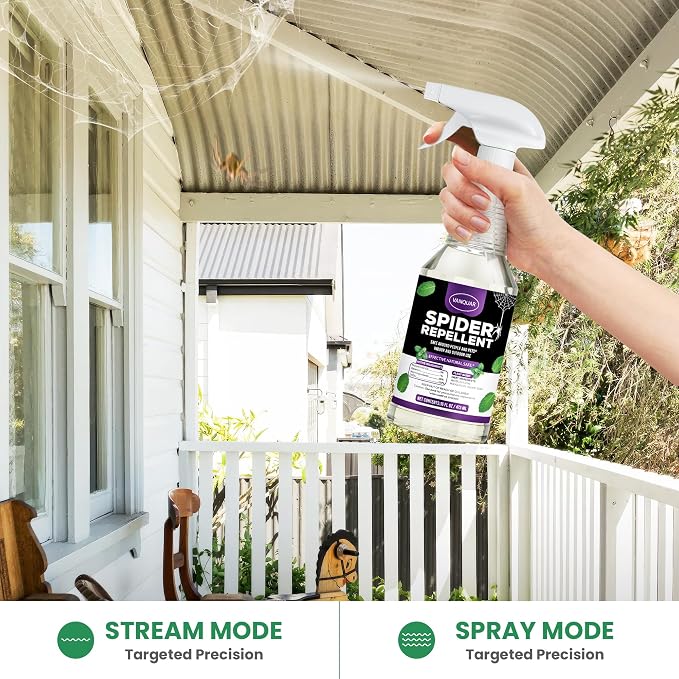 Peppermint Oil Insect & Spider Repellent Spray - All-Natural, Pet-Safe Bug Control for Home, Kitchen & Garden - 16 oz