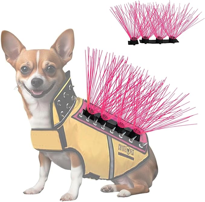 Coyotevest Coyotewhiskers Protective Nylon Dog Harness Bristles, Neon Pink | Nylon Bristles for Coyotevest or Spikevest Help Deter Coyotes, Aggressive Dogs and Birds of Prey Dog Accessory Made in USA