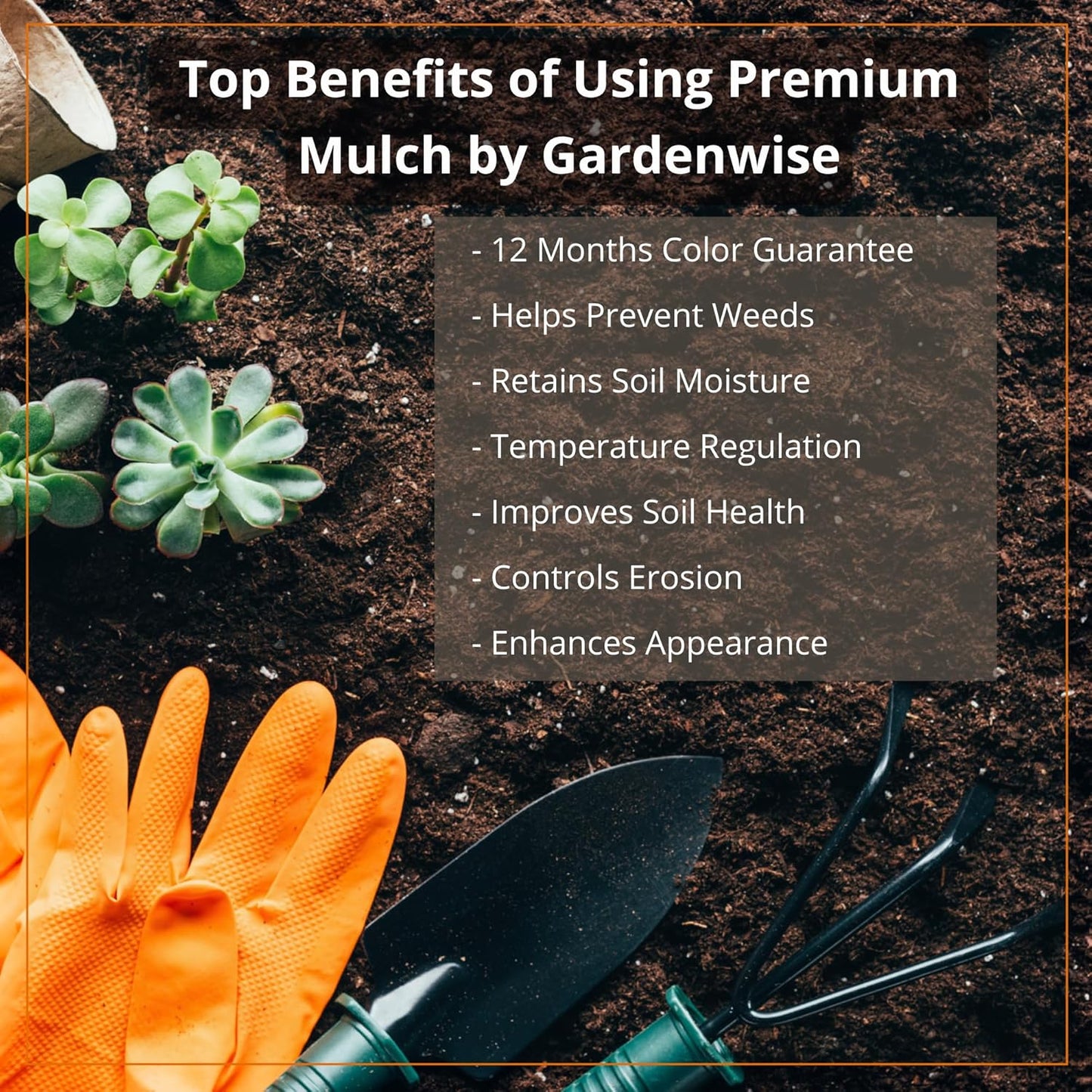 Premium Gold Wood Mulch for Landscaping, Gardens, Lawns, Potting Media, and Potted Plants (1 CF - 28 L - 30 QTS)