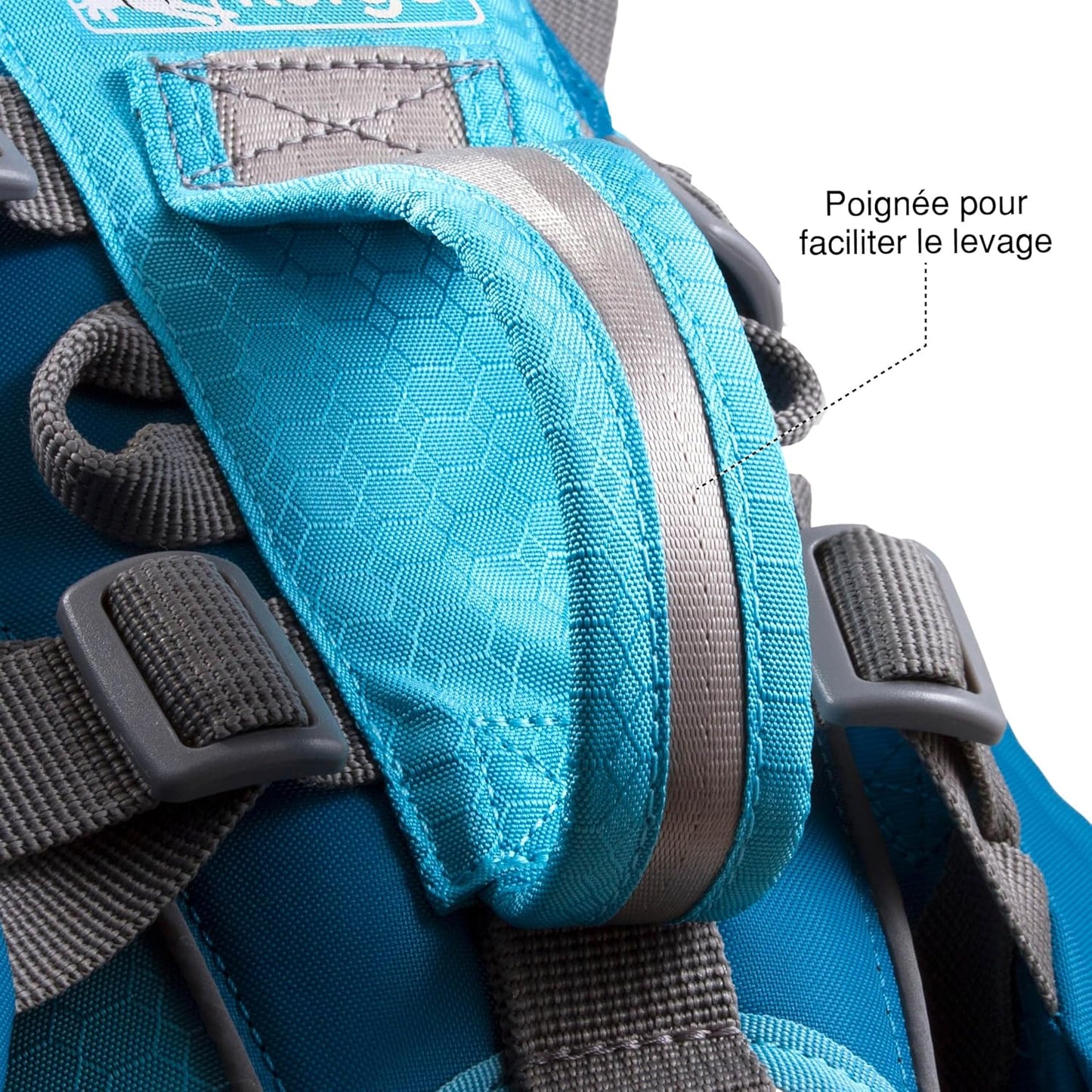 Kurgo Dog Saddlebag Backpack, Back Pack Dog Harness, Hiking Pack for Dogs, Packs for Pets to Wear, Camping & Travel Vest Harness, Reflective, Lightweight, Baxter Pack, for Medium & Large Pets