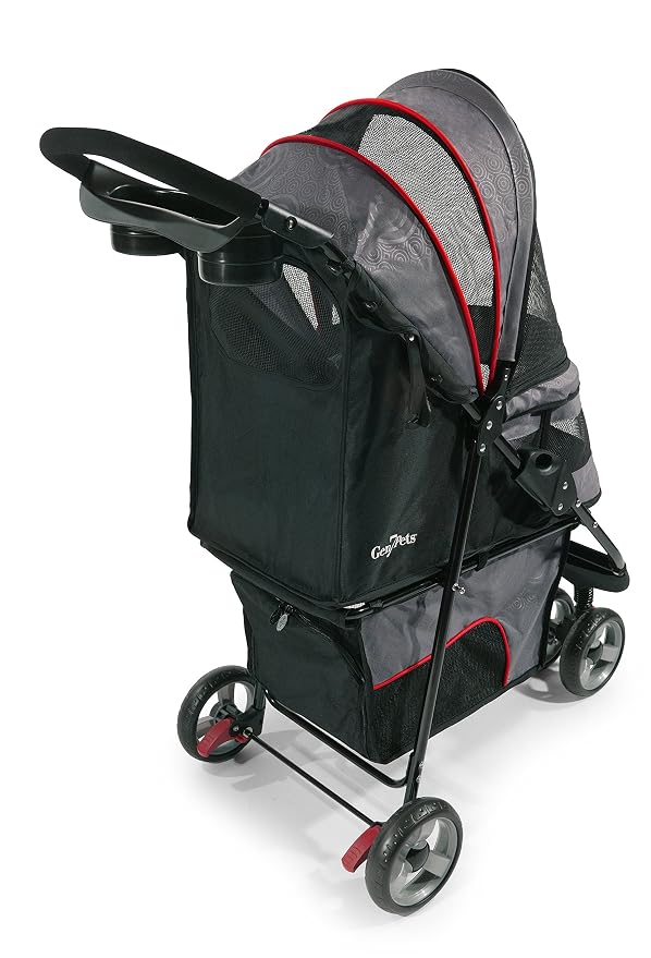 Gen7Pets Regal Plus Dog Stroller - Gray Shadow Pet Stroller