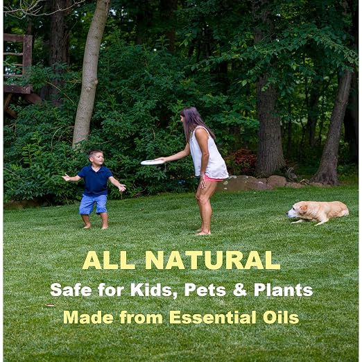 Mosquito Fogger Yard Spray, Natural Tick Control, 16oz