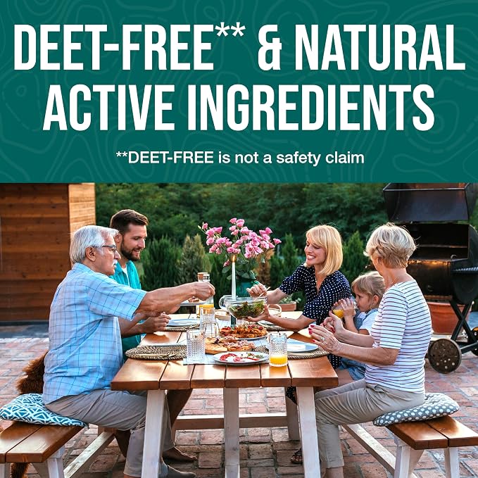 No Mosquitoz Botanical Insect Repellent, DEET-Free, Made with Natural Essential Oils, Non-Greasy Formula, Made in The USA, Woodsy Scent, 4 Ounce Spray Bottle