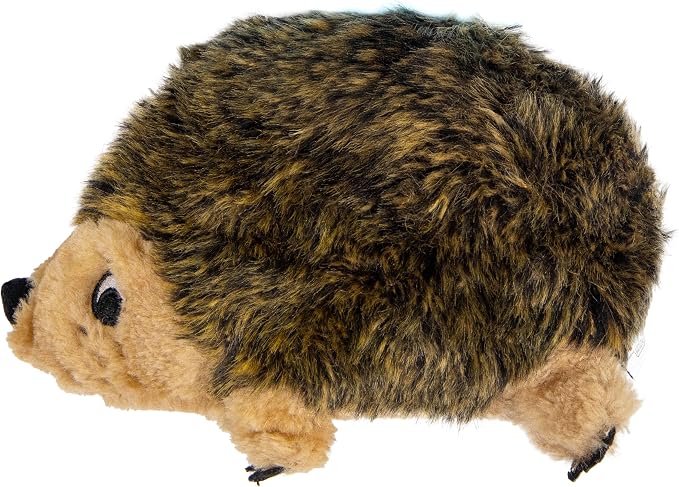 Outward Hound Hedgehogz Stuffed Dog Toy – Soft Plush Hedgehog, Grunts & Squeaks, Medium, 9" x 5" x 6.5"