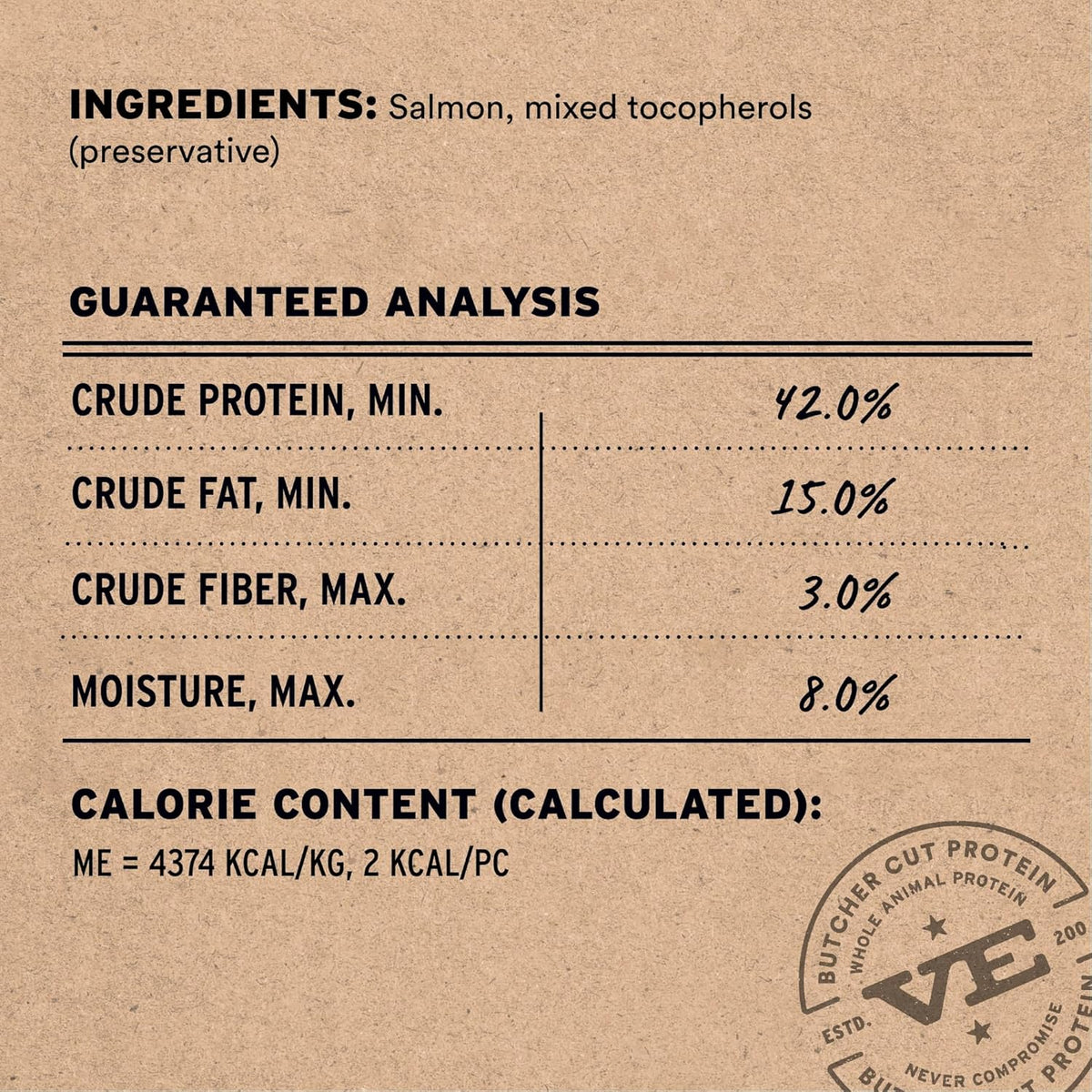 Vital Essentials Salmon Bites Dog Treats, 2.5 oz | Freeze-Dried Raw | Single Protein | Premium Quality High Protein Training Treats | Grain Free, Gluten Free, Filler Free