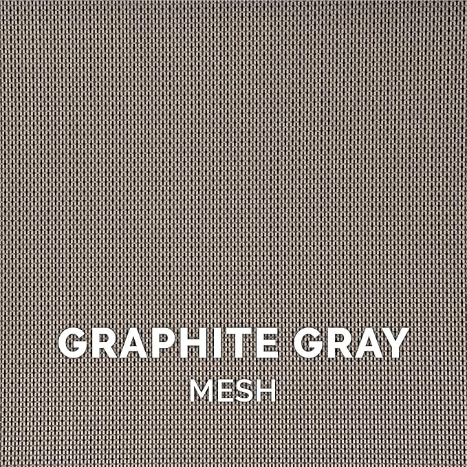 FurHaven Elevated Pet Cots - Cooling & Breathable Nylon Mesh Hammock for Dogs/Easy-to-Assemble / / Durable and Reinforced/Perfect for Rest & Relaxation Outdoors - Graphite Gray, Medium