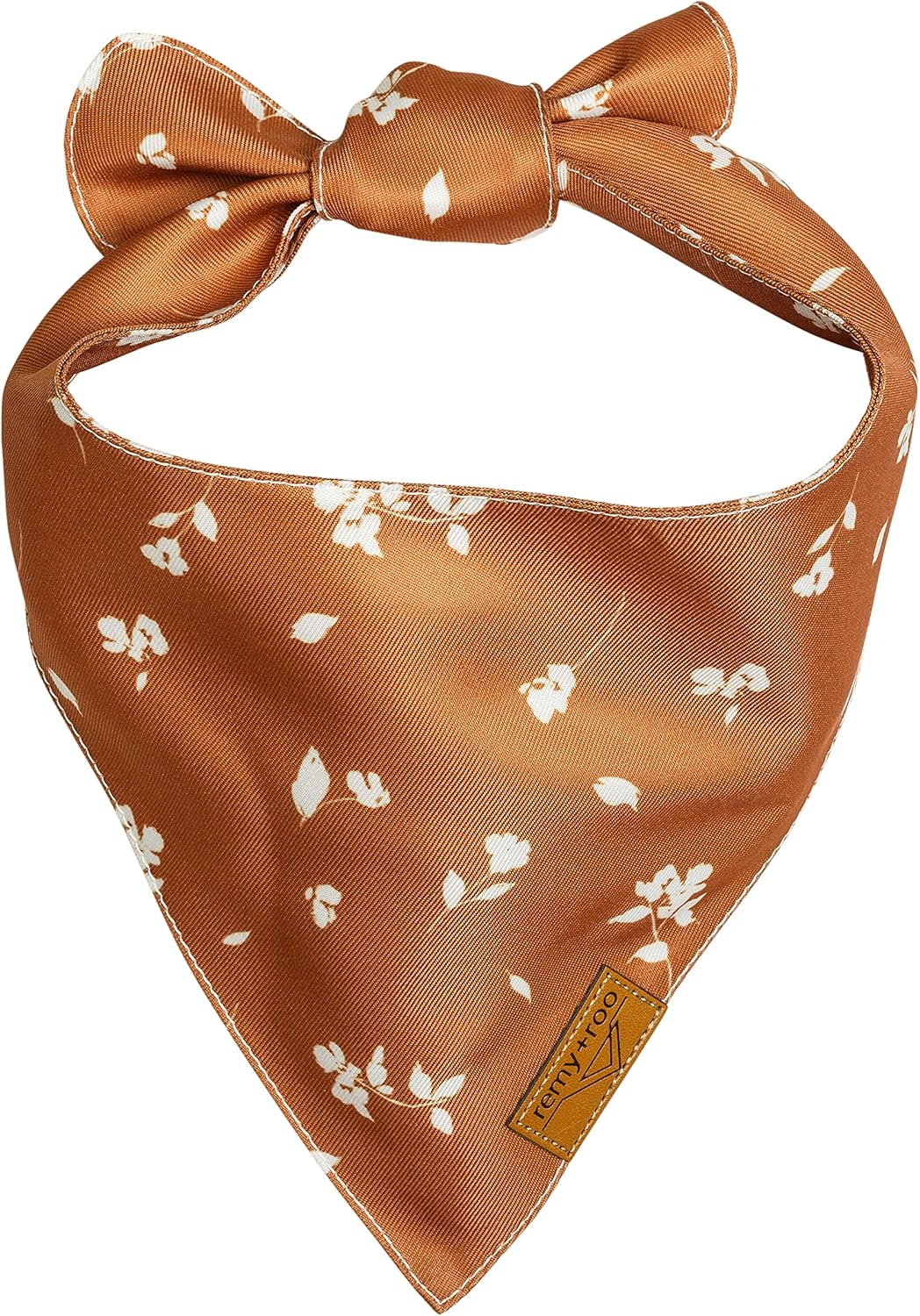 Remy+Roo Extra Large Spring Dog Bandanas - 4 Pack Emily Set | Premium Durable Adjustable Polyester Fabric Dog Scarfs | Patented Shape Girl Dog Bandana, Trendy Patterns, Floral Dog Bandana