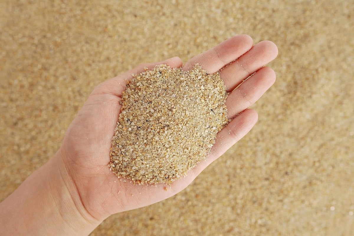 LANDEN Namale Aquarium Sand 44 lbs(12L), Super Natural for Aquarium Landscaping, Cosmetic Sand for Plant Tank, Fine Grain Natural Color River Sand for Freshwater or Blackwater Biotope Tank