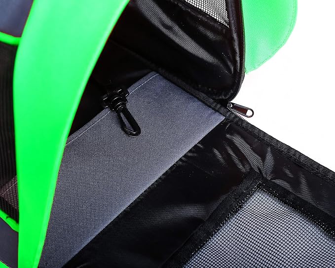 Pawer 18” x 11”x 11” Soft-Sided Foldable Airline Approved Pet Carrier for Cat, Puppy and Small Dog, Washable 600D Oxford Fabric, with Handle and Strap for Carry, Multiple Colors Available