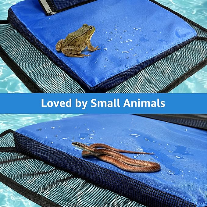 Fayoo 2PCS EVA Pool Animal Escape Ramp with Reflective Strips, Frog Saver Log for Swimming Pool, Critter Escape Device for Frog, Toad, Lizard, Chipmunk, Small Animal Saver for Pool, Spa and Pond