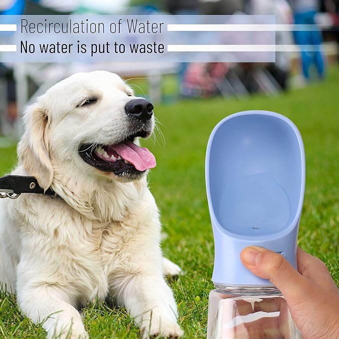 Mr. Pen- Portable Dog Water Bottle, 19 oz, Large | Leak Proof Puppy Water Dispenser with Drinking Feeder for Pets, Outdoor Walking, Hiking, Travel, Not Dishwasher Safe